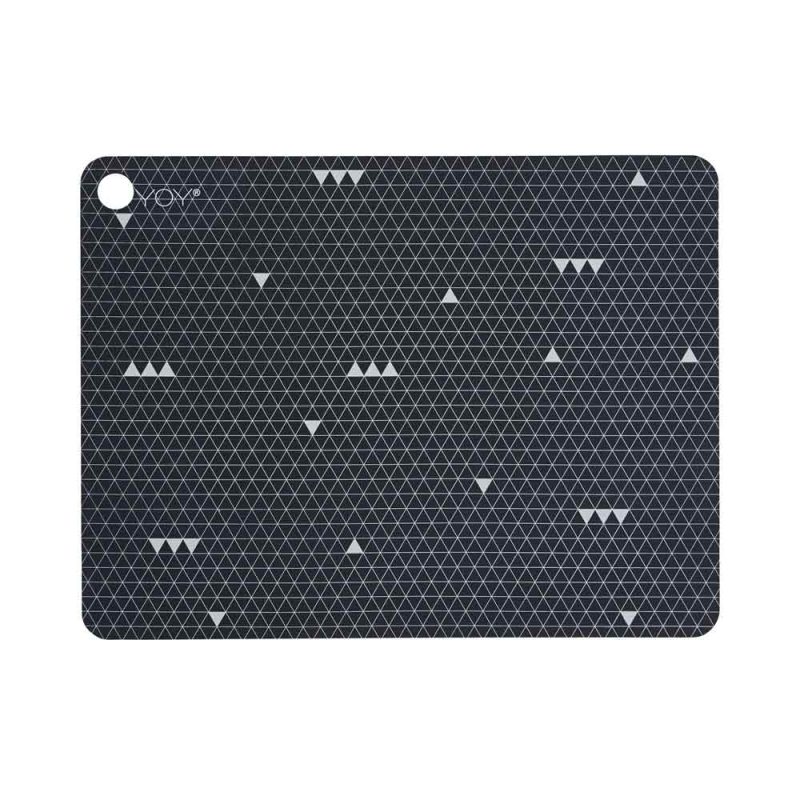 110076 Placemat Grey line