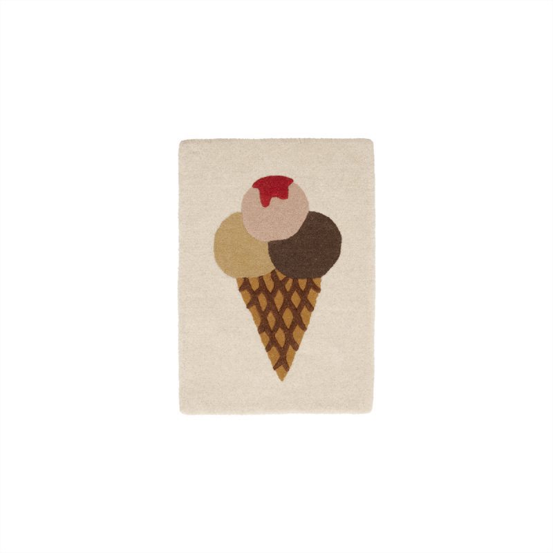 Ice Cream Tufted Miniature Rug Wallhanger Rug M107379 1