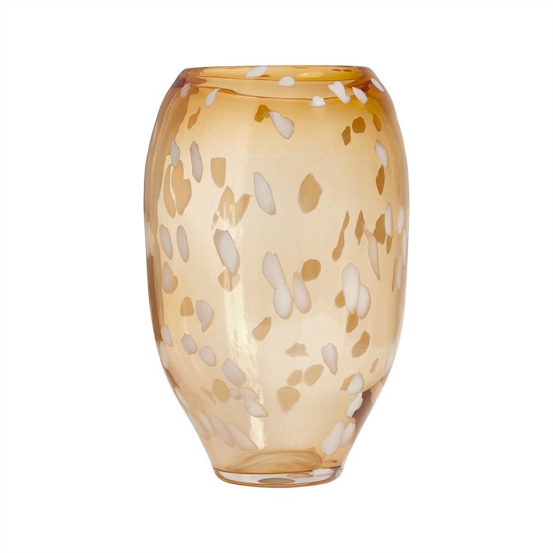 Jali Vase Large Vase L300579 311 Amber