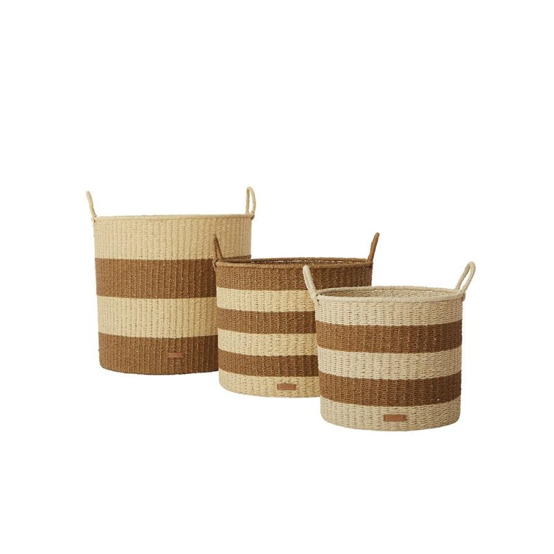 L10211 cylinder storage basket set of 3 2