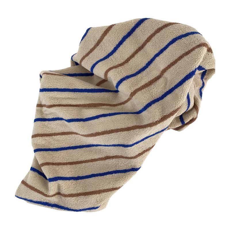 L300119 Raita Towel Caramel OpticBlue