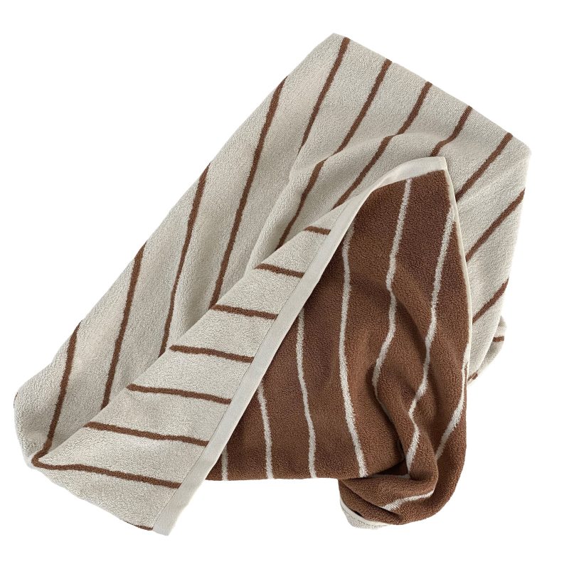 L300121 Raita Towel Cloud Caramel