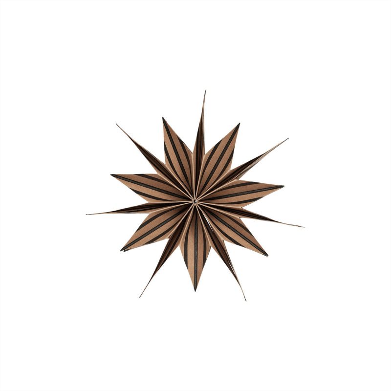 Toppu Christmas Star in Brown/Black 1