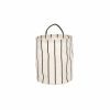 Raita Laundry/Storage Basket in Green / Offwhite 1