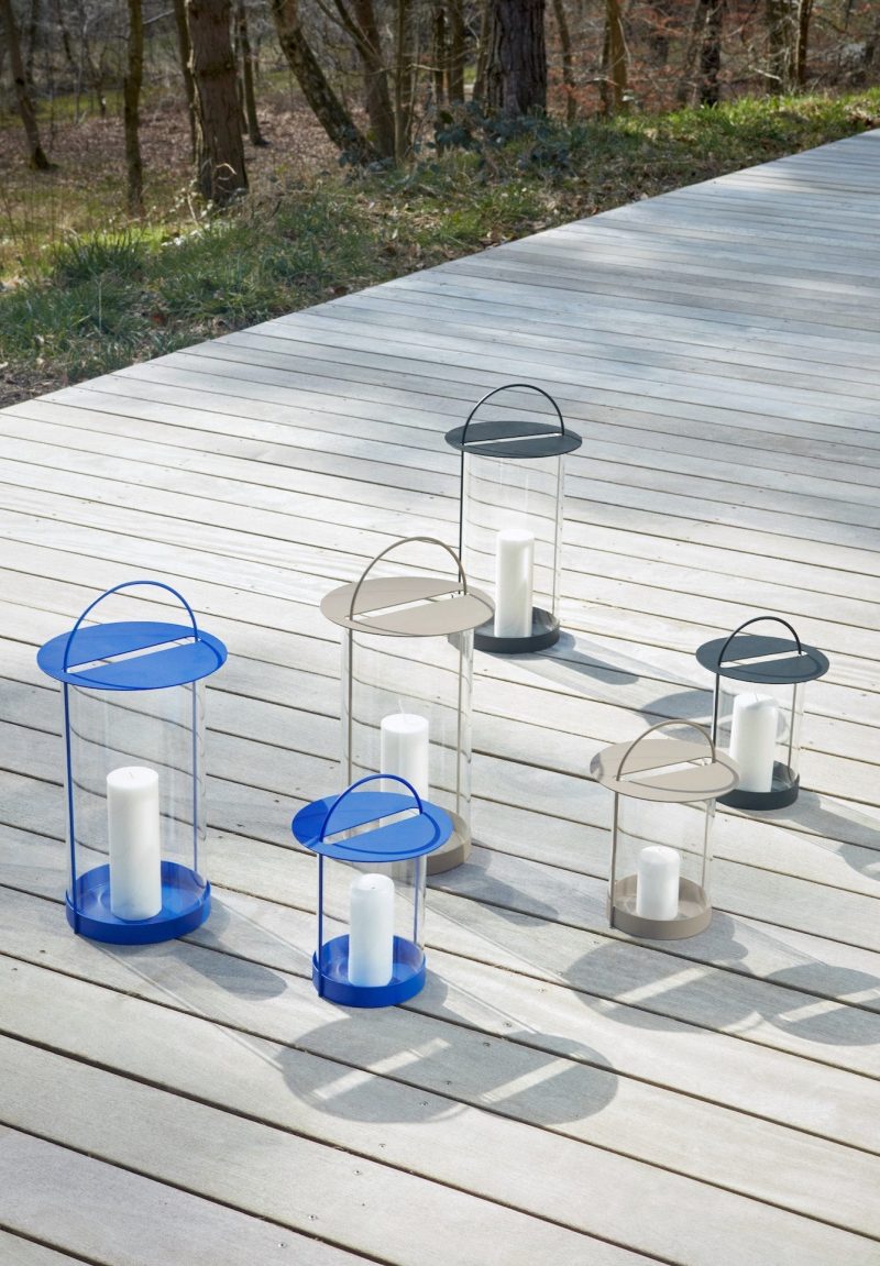 Maki Lantern Large Lantern L300488 609 Optic Blue 1