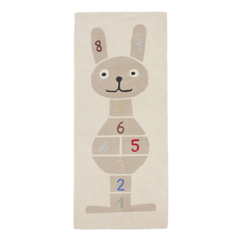 Rabbit Hopscotch Rug Rug M107348 306 Clay