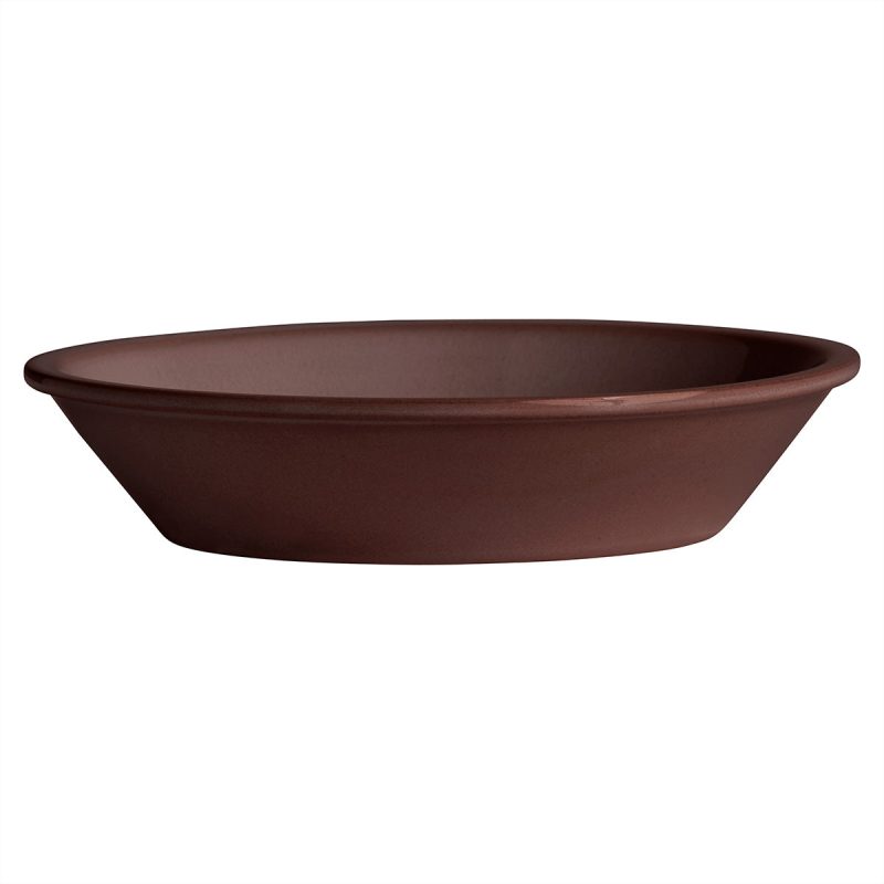 Yuka Deep Plate Pack of 2 Dining Ware L300612 911 Dark Terracotta 1